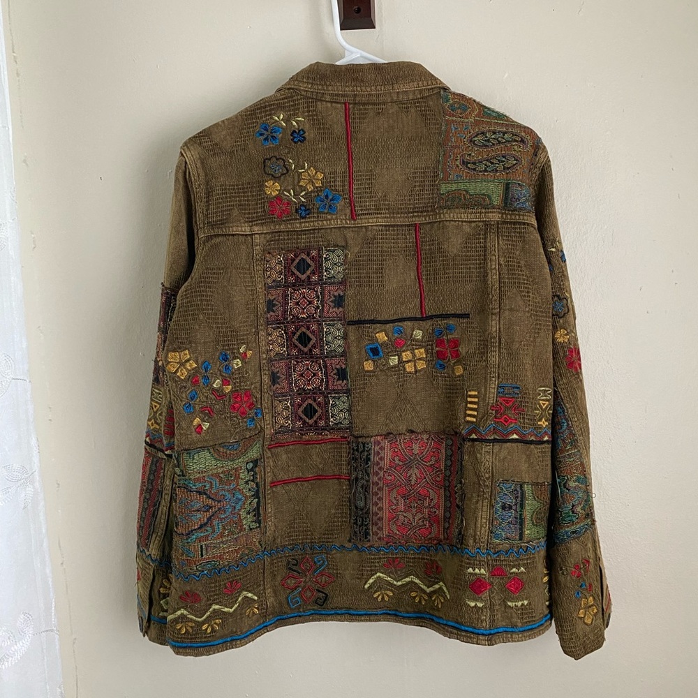 vintage embroidered jacket - Picture 2 of 6